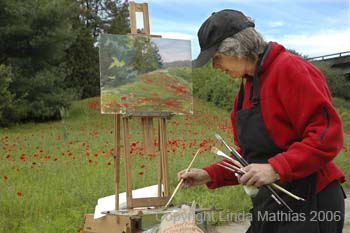 A. Painting Poppies